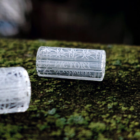 Quartz Joint Tip / Capillary Pillar – 10mm x 20mm, Flower of Life